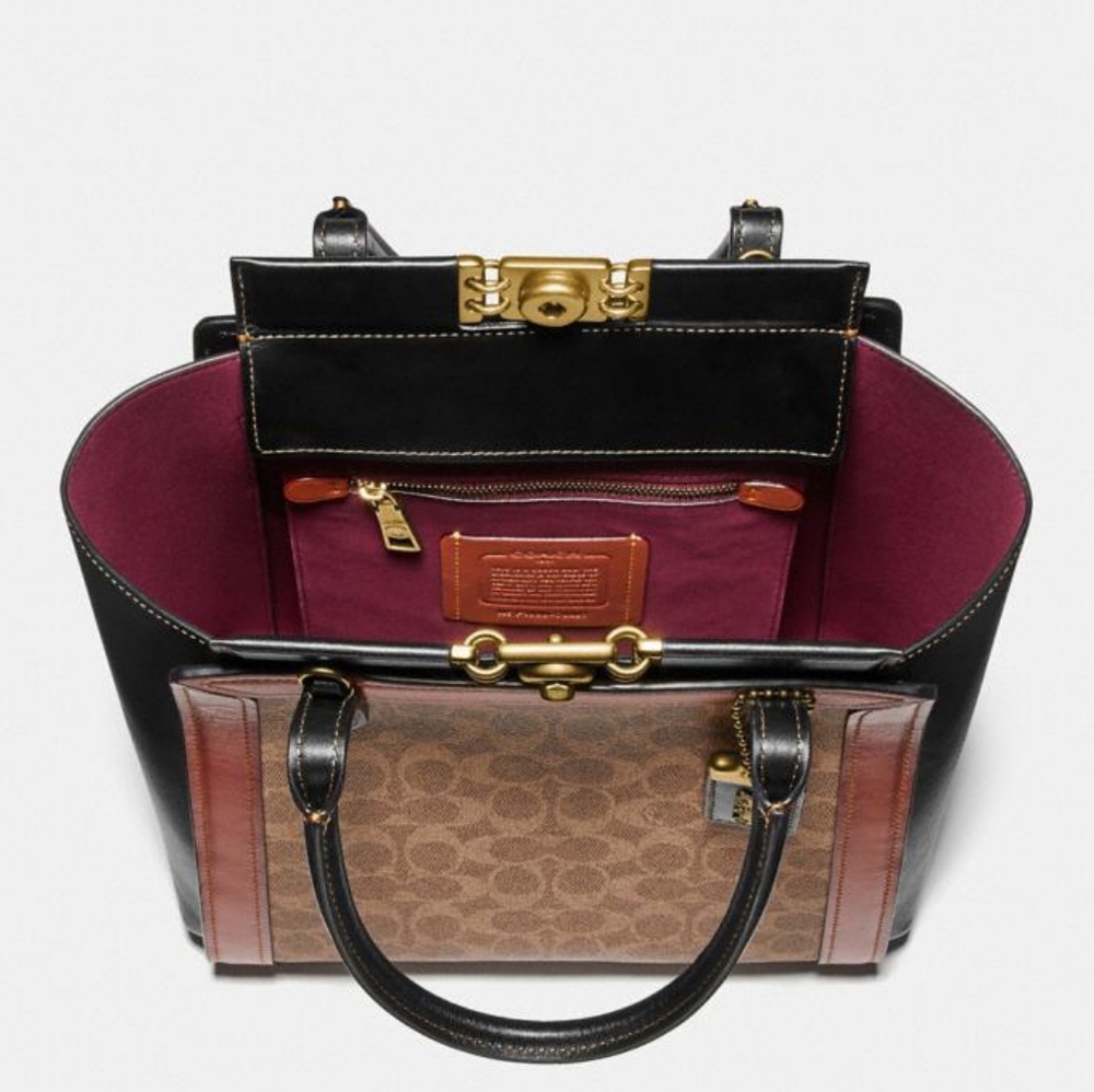 Coach Troupe Tote in Signature Canvas - NWT  SOLD - Picture 5 of 6